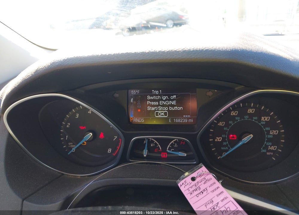 2014 FORD FOCUS TITANIUM VIN: 1FADP3J22EL338915