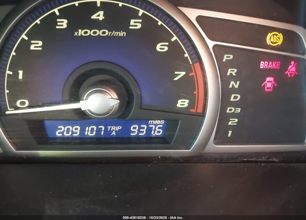 2006 HONDA CIVIC VIN: JHMFA16576S006079