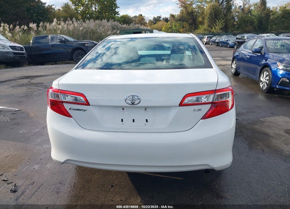 2012 TOYOTA CAMRY LE VIN: 4T1BF1FK6CU512098