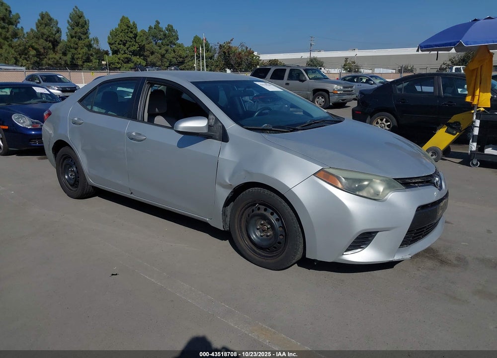 2015 TOYOTA COROLLA LE VIN: 5YFBURHEXFP285807