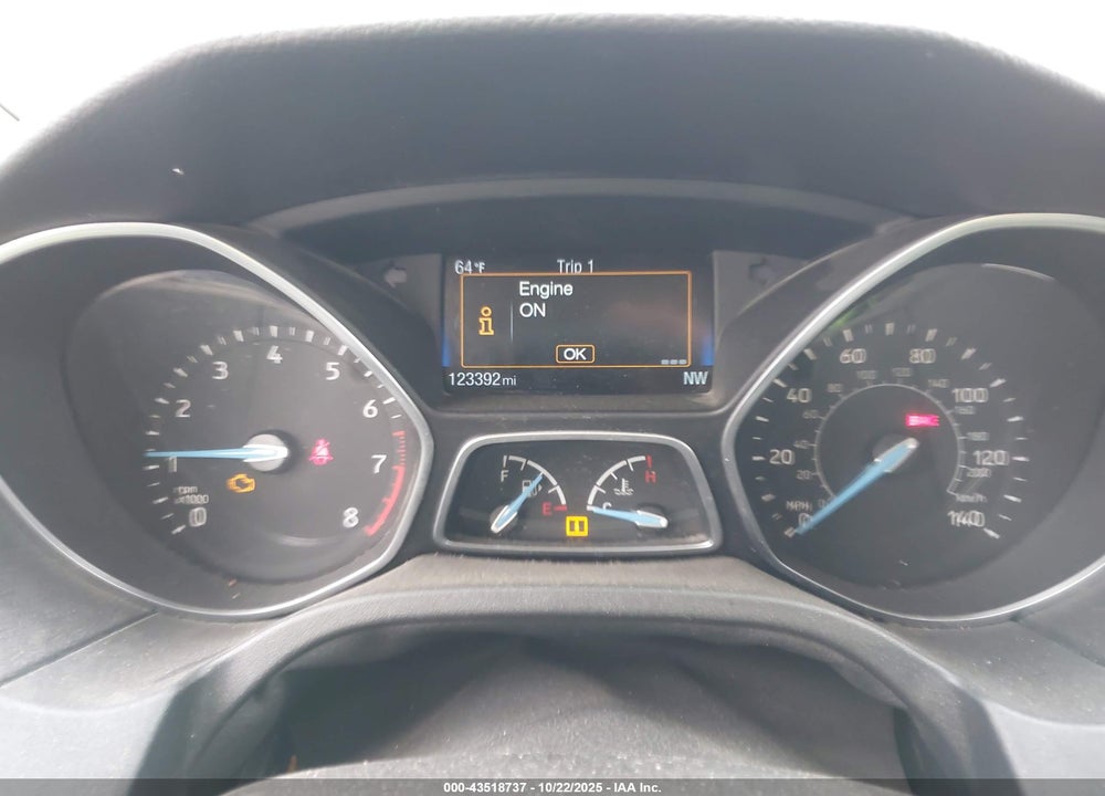 2015 FORD FOCUS SE VIN: 1FADP3F21FL281715