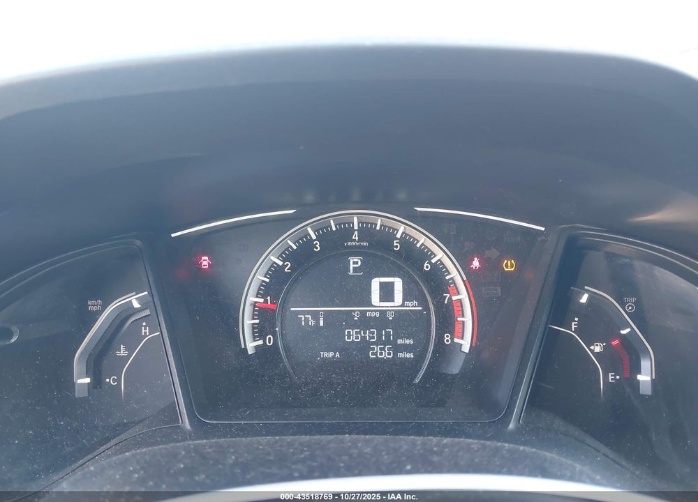 2017 HONDA CIVIC VIN: 2HGFC2F57HH534198