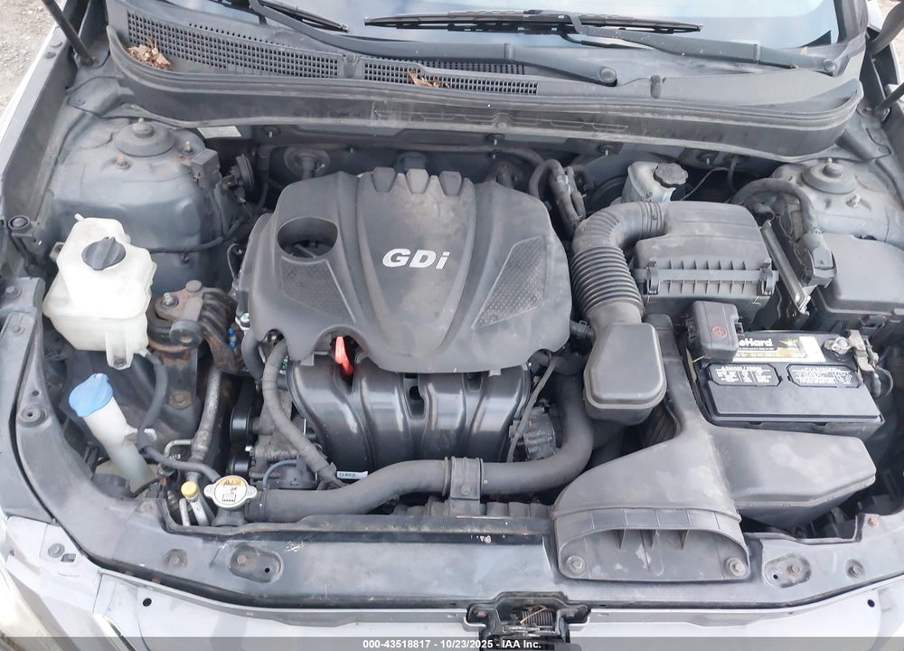 2013 HYUNDAI SONATA GLS VIN: 5NPEB4ACXDH628835
