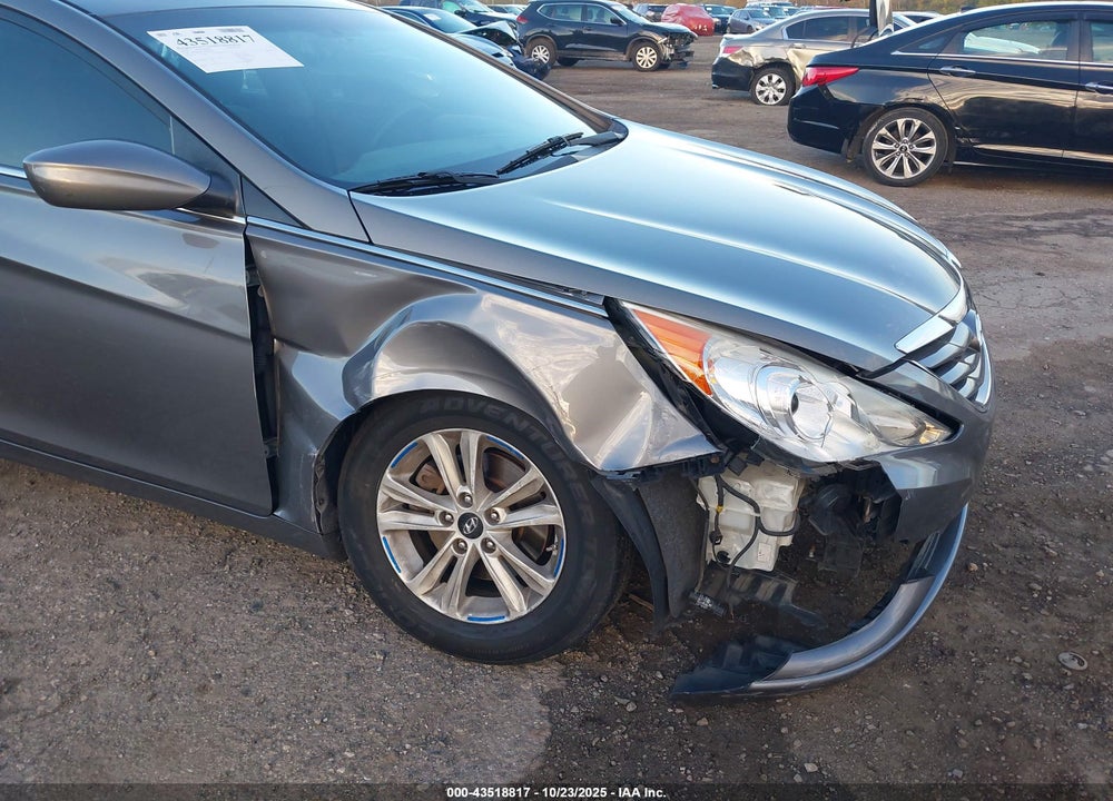 2013 HYUNDAI SONATA GLS VIN: 5NPEB4ACXDH628835