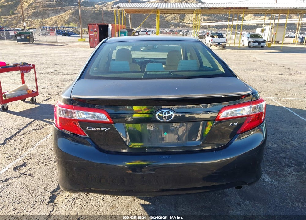 2012 TOYOTA CAMRY LE VIN: 4T4BF1FK8CR177366