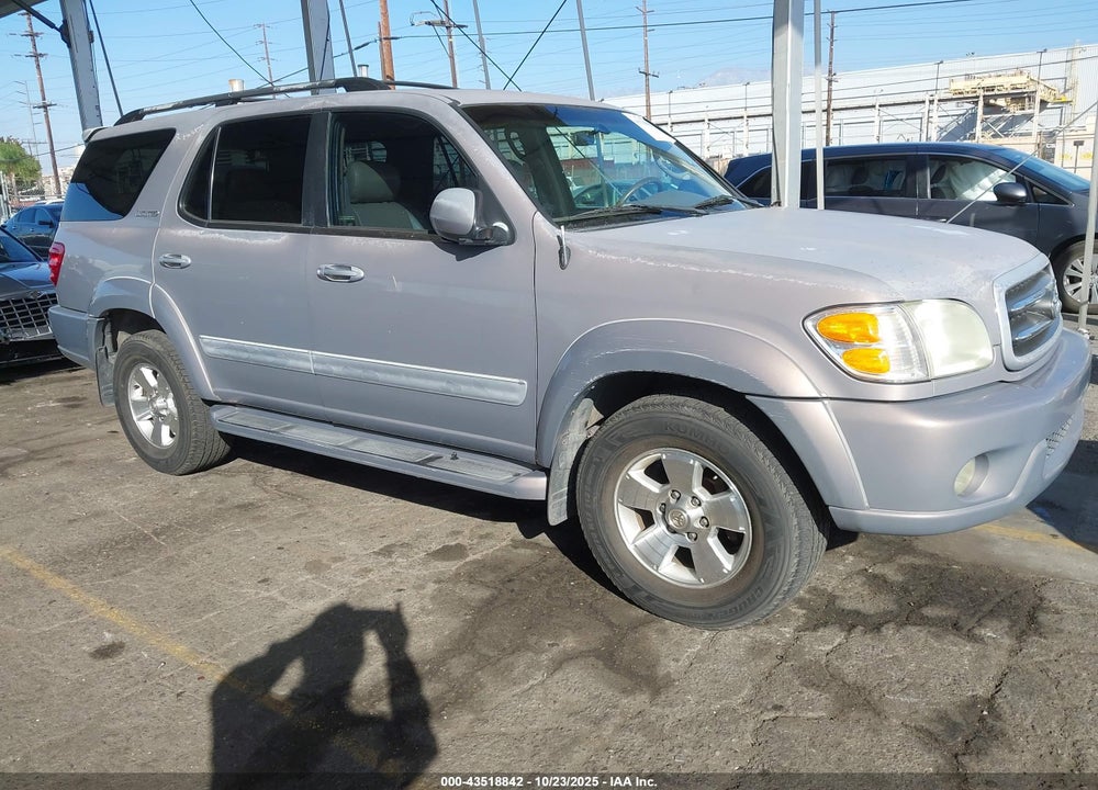 2002 TOYOTA SEQUOIA LIMITED V8 VIN: 5TDZT38A72S081012
