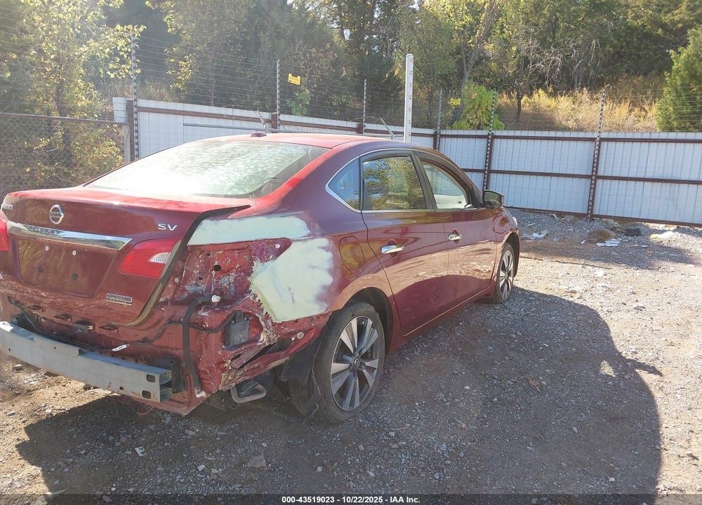 2019 NISSAN SENTRA SV VIN: 3N1AB7AP5KY442075
