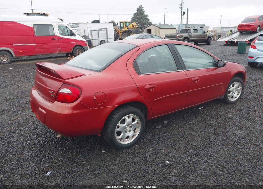 2005 DODGE NEON VIN: 1B3ES56C55D240922