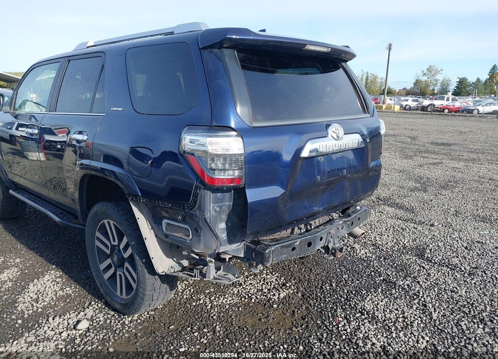 2017 TOYOTA 4RUNNER VIN: JTEBU5JR6H5456585