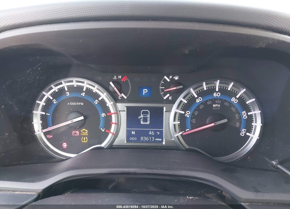 2017 TOYOTA 4RUNNER VIN: JTEBU5JR6H5456585