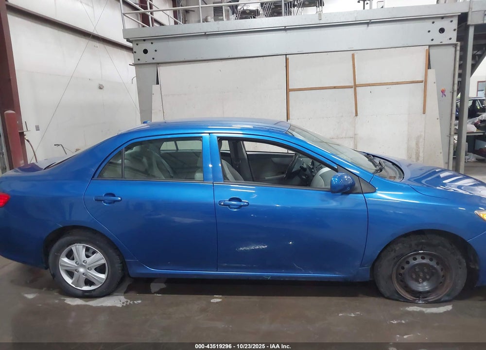 2009 TOYOTA COROLLA LE VIN: 2T1BU40EX9C187329