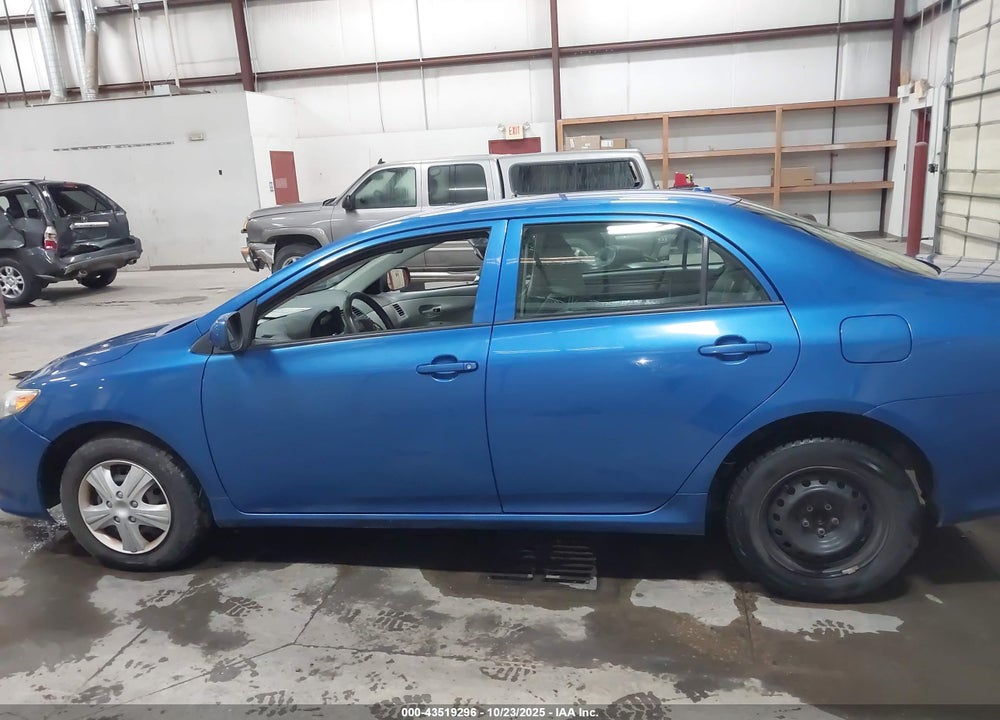 2009 TOYOTA COROLLA LE VIN: 2T1BU40EX9C187329