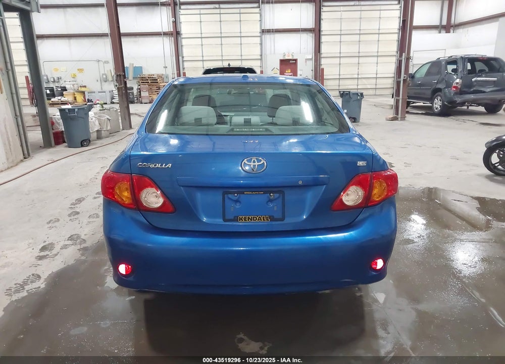 2009 TOYOTA COROLLA LE VIN: 2T1BU40EX9C187329