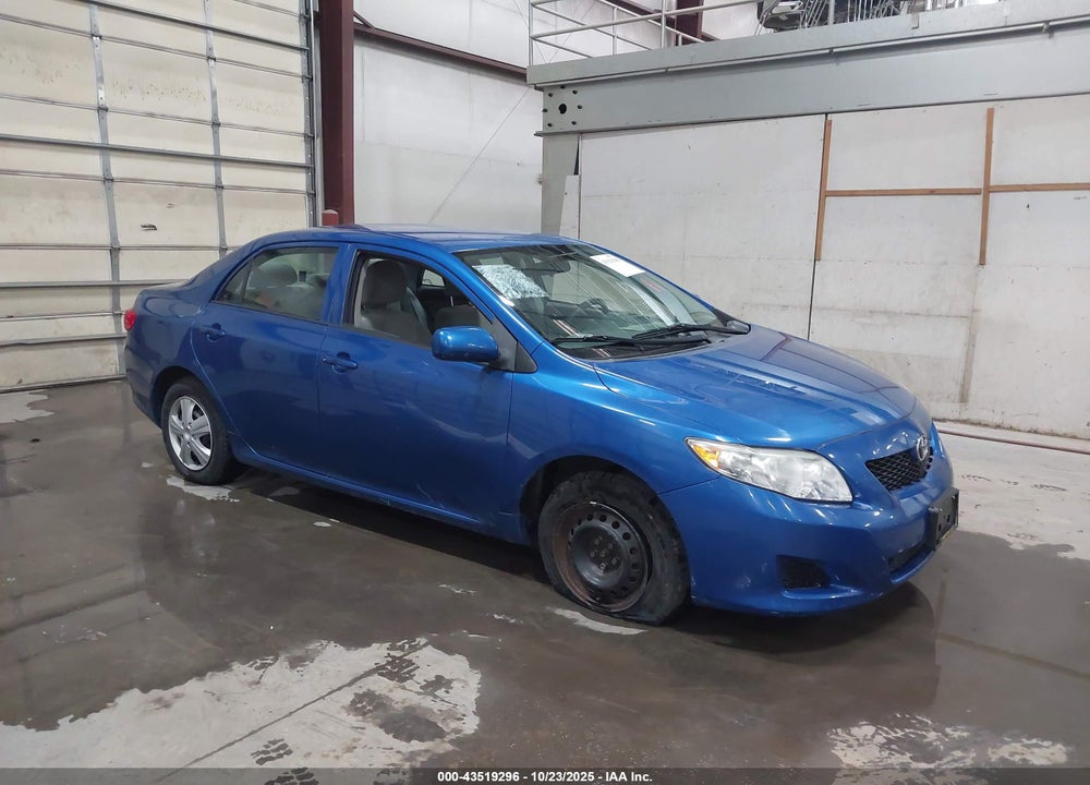 2009 TOYOTA COROLLA LE VIN: 2T1BU40EX9C187329