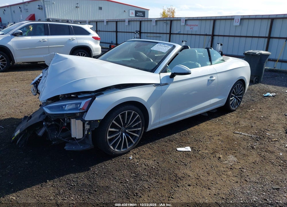 2018 AUDI A5 VIN: WAUYNGF57JN007559