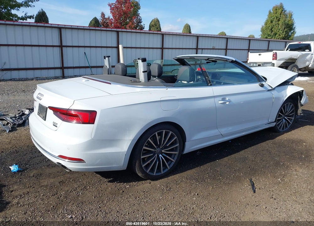 2018 AUDI A5 VIN: WAUYNGF57JN007559