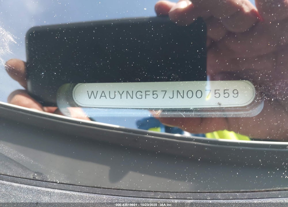2018 AUDI A5 VIN: WAUYNGF57JN007559