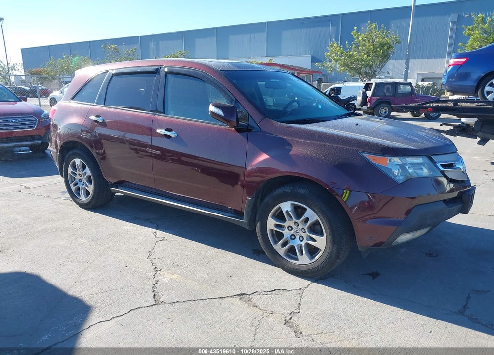 2008 ACURA MDX TECHNOLOGY PACKAGE VIN: 2HNYD28388H537735