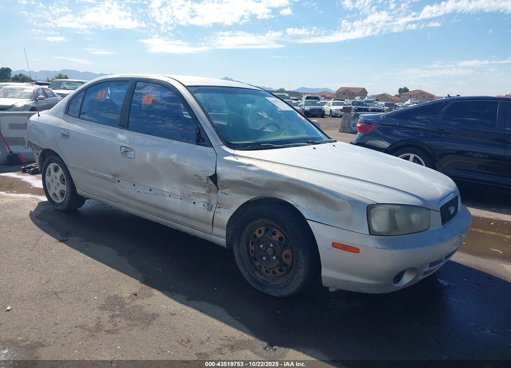2001 HYUNDAI ELANTRA GLS VIN: KMHDN45D81U168058