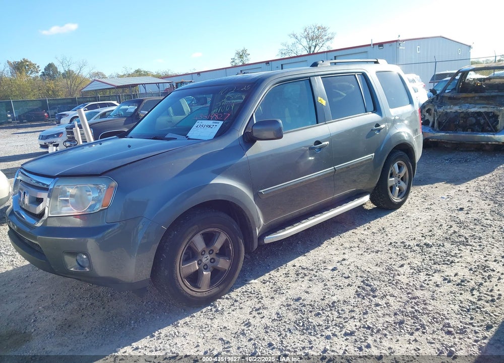 2009 HONDA PILOT EX-L VIN: 5FNYF48519B001004
