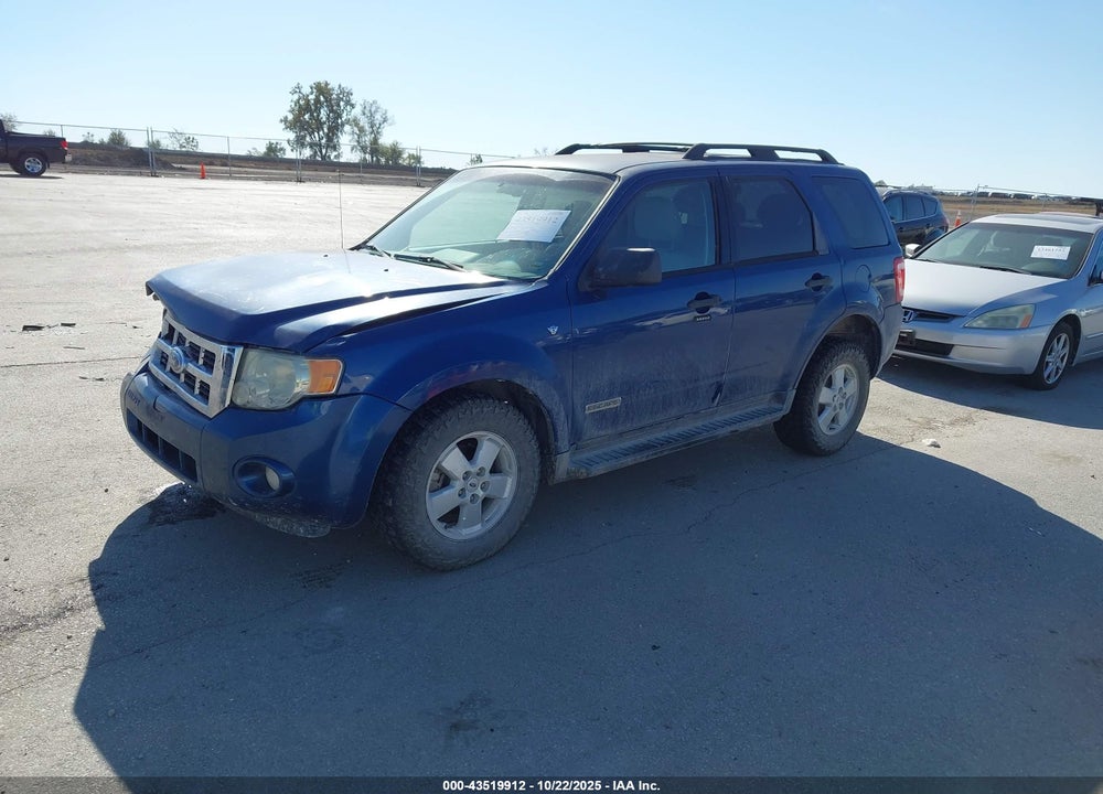 2008 FORD ESCAPE XLT VIN: 1FMCU93198KA04862