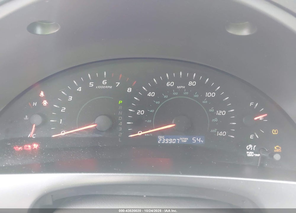 2009 TOYOTA CAMRY LE VIN: 4T4BE46K79R069088