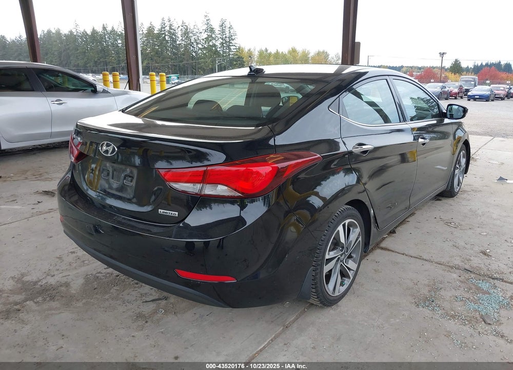 2016 HYUNDAI ELANTRA LIMITED VIN: KMHDH4AEXGU553247
