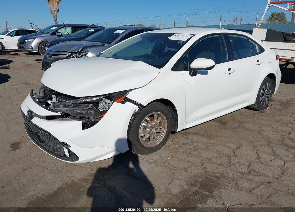 2022 TOYOTA COROLLA HYBRID LE VIN: JTDEAMDEXNJ054701
