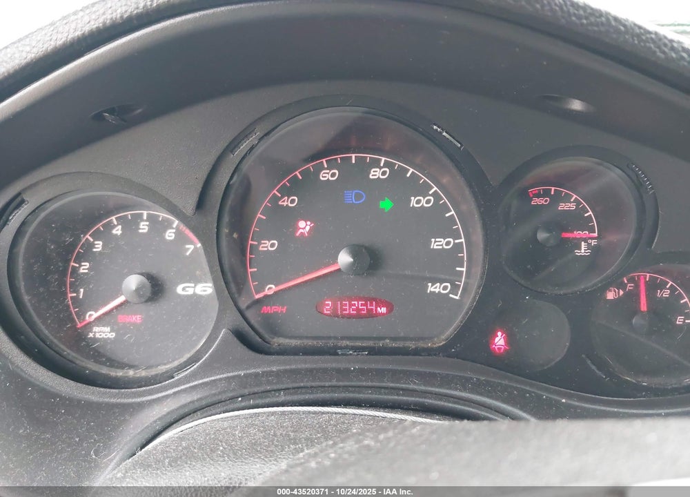2007 PONTIAC G6 GT VIN: 1G2ZH58N874182860