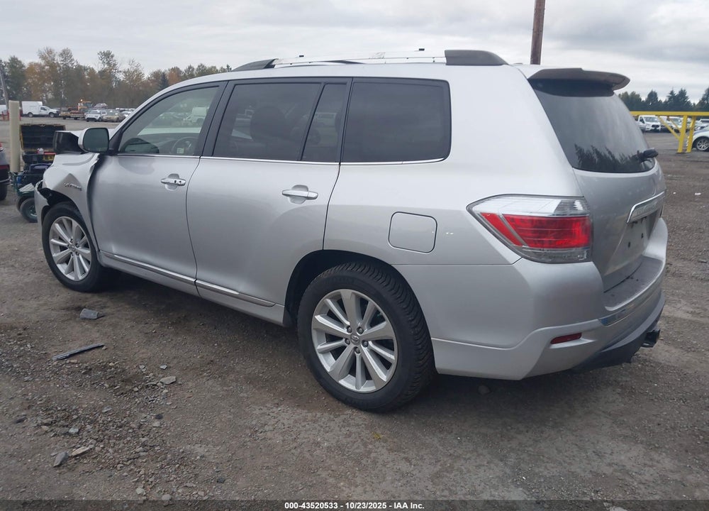 2012 TOYOTA HIGHLANDER HYBRID LIMITED V6 VIN: JTEDC3EH9C2010474