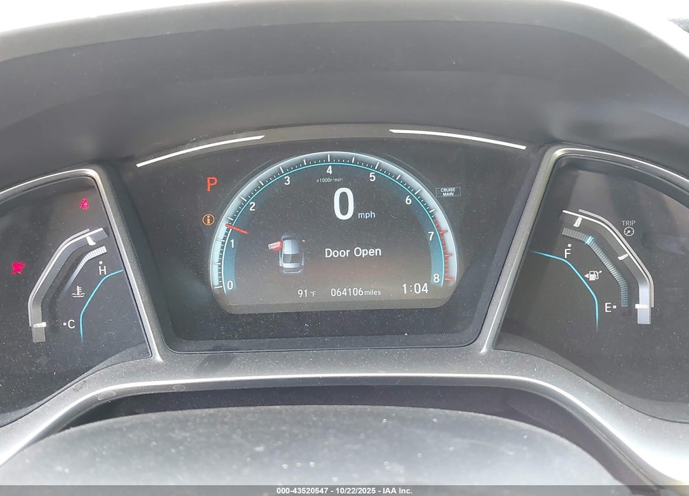 2017 HONDA CIVIC EX VIN: 19XFC2F71HE013702