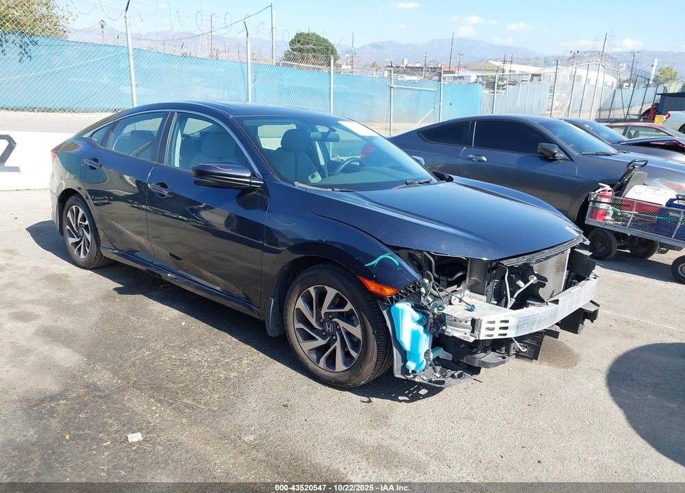 2017 HONDA CIVIC EX VIN: 19XFC2F71HE013702