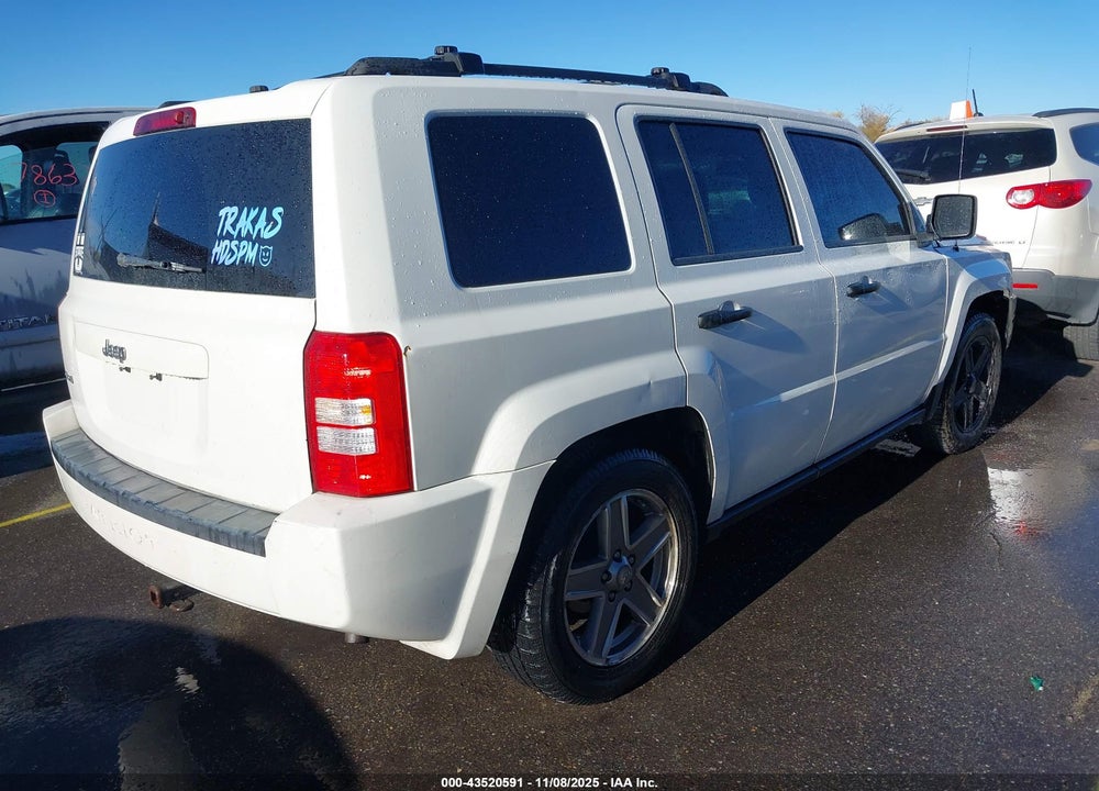 2007 JEEP PATRIOT SPORT VIN: 1J8FF28W57D368263