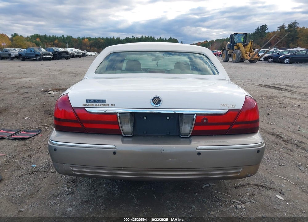 2003 MERCURY GRAND MARQUIS GS VIN: 2MEFM74W23X644125