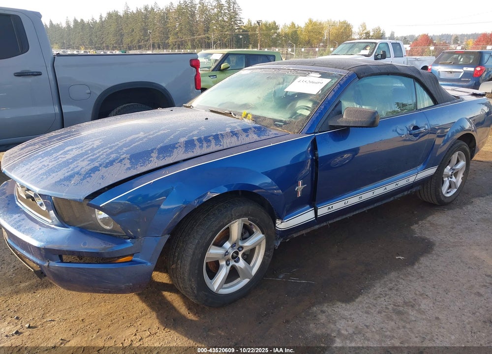 2007 FORD MUSTANG VIN: 1ZVFT84N075334268