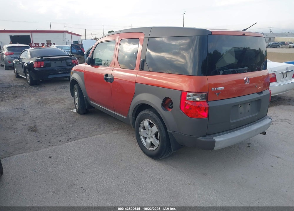 2004 HONDA ELEMENT EX VIN: 5J6YH18604L004428