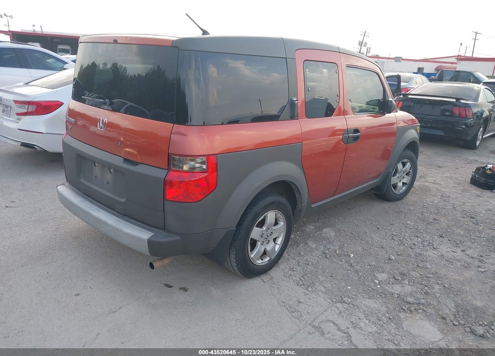 2004 HONDA ELEMENT EX VIN: 5J6YH18604L004428