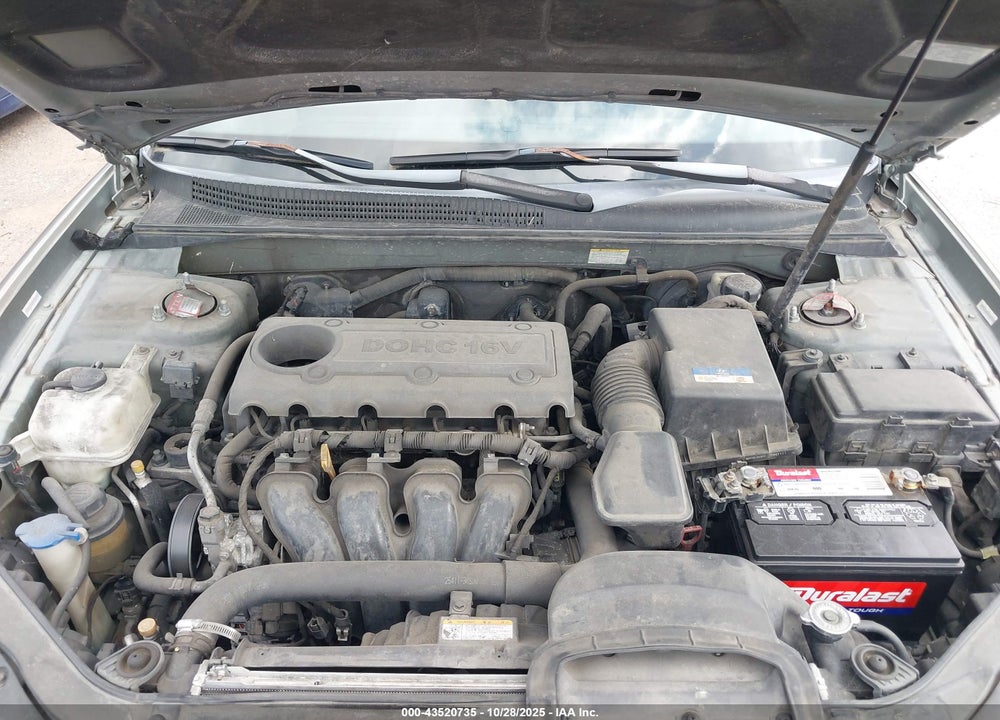 2010 HYUNDAI SONATA GLS VIN: 5NPET4AC2AH636145