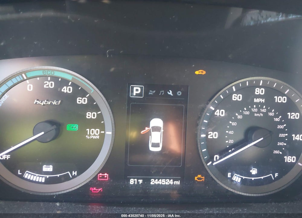 2017 HYUNDAI SONATA HYBRID VIN: KMHE24L1XHA056864