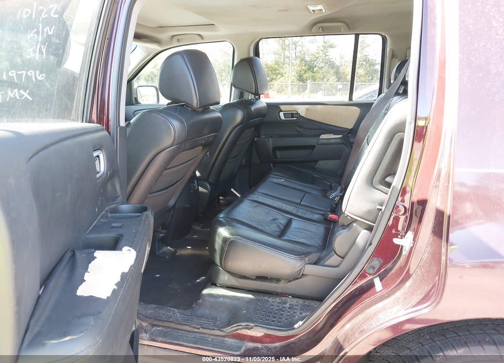 2009 HONDA PILOT EX-L VIN: 5FNYF38549B019796