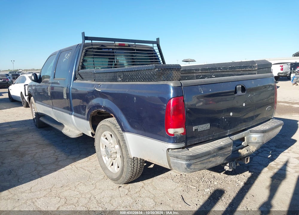 2002 FORD F-250 LARIAT/XL/XLT VIN: 1FTNW20LX2EB86338