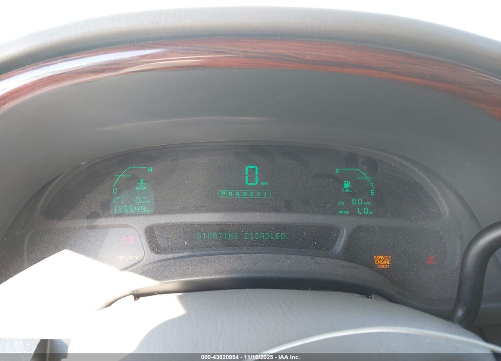 2001 CADILLAC DEVILLE STANDARD W/W20 VIN: 1G6KD54Y71U124550