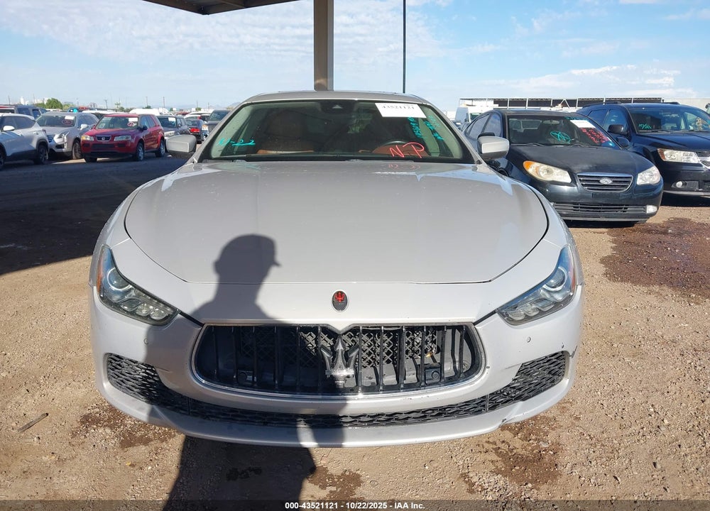 2017 MASERATI GHIBLI S VIN: ZAM57RSA9H1195609