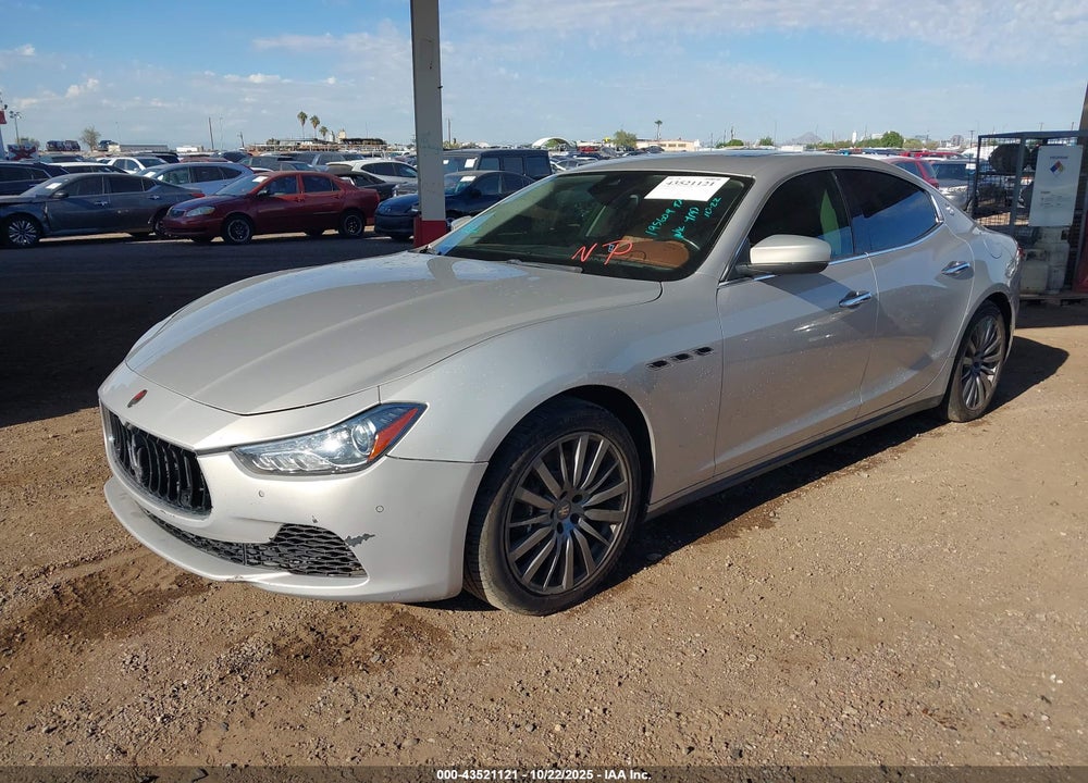 2017 MASERATI GHIBLI S VIN: ZAM57RSA9H1195609