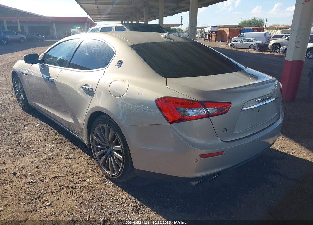 2017 MASERATI GHIBLI S VIN: ZAM57RSA9H1195609