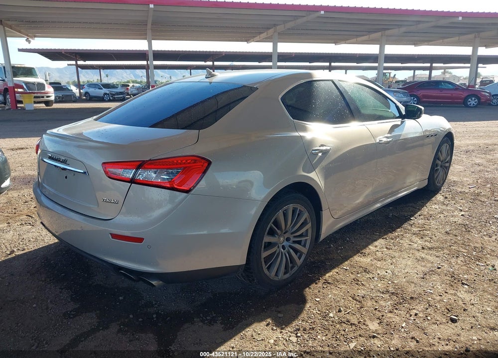 2017 MASERATI GHIBLI S VIN: ZAM57RSA9H1195609