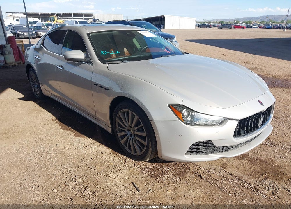 2017 MASERATI GHIBLI S VIN: ZAM57RSA9H1195609