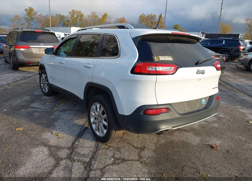 2016 JEEP CHEROKEE LIMITED VIN: 1C4PJLDB6GW229475