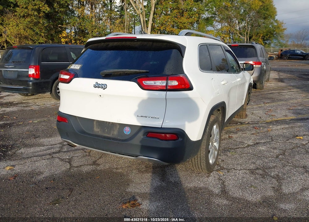 2016 JEEP CHEROKEE LIMITED VIN: 1C4PJLDB6GW229475