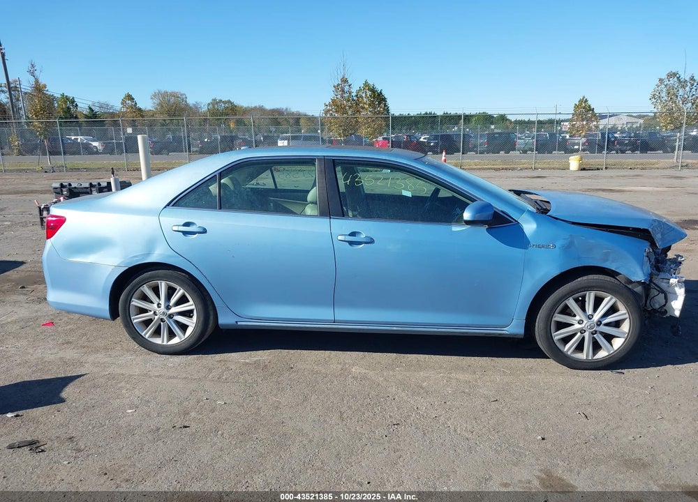 2012 TOYOTA CAMRY HYBRID XLE VIN: 4T1BD1FK3CU012809